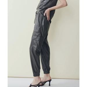 NEW MELISSA NEPTON dar khaki joggers in dark khaki